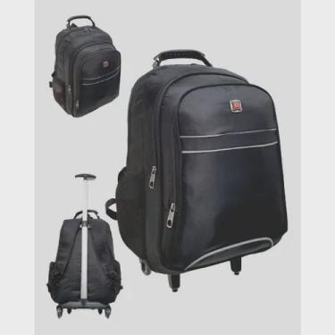 Imagem de Mochila De Rodinha Notebook Com Haste De Alumínio Espaçoso MCA886