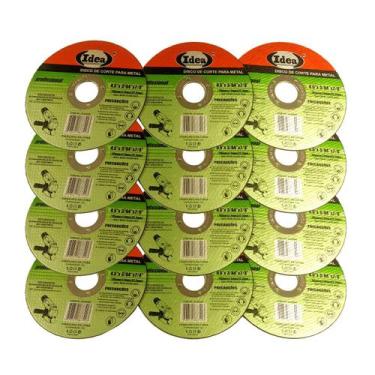 Imagem de 12 Discos De Corte Fino Para Metal 4.1/2 Pol. Esmerilhadeira - IDEIA P