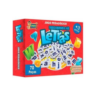 Imagem de Brinq.educ.desc.as letras 70 pcs mad - URIARTE