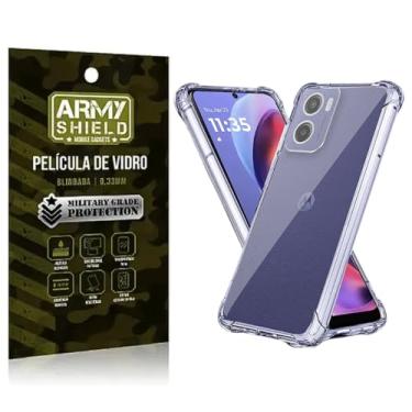 Imagem de Capa AntiShock P/Moto G75 + Pelicula de Vidro 3D - Armyshield