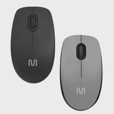 Imagem de Mouse USB com fio MF400 1200 dpi preto MO386 / MO3867 Multilaser