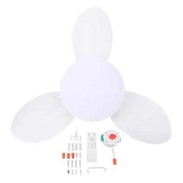 Imagem de Luz do Ventilador de Teto Diminuído, Luminária de Ovo Branco, 6 Velocidades, Controle Remoto, Motor Reversível, Cozinha de Quarto Interno DC Luz de 25 Polegadas 25 Polegadas
