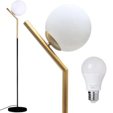 Imagem de Luminária Piso Chão 164Cm Jabuticaba Globo Gimpo