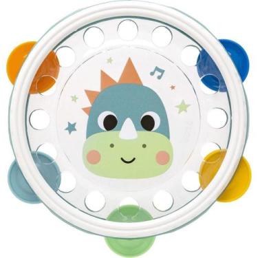 Imagem de Instrumento Musical Pandeiro Zoo Dino Verde - Meu Primeiro Pandeiro - 