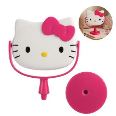 Imagem de Espelho De Mesa Maquiagem Com Suporte Hello Kitty Make - Sanrio