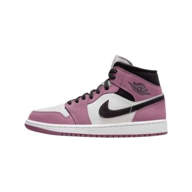 Imagem de Jordan Tênis feminino Wmns Air 1 Mid SE DC7267 500 Berry Pink - Tamanho 40