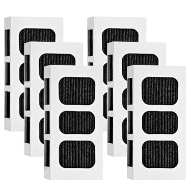 Imagem de Pacote com 6 filtros de ar de geladeira de substituição para Paultra2, compatível com Frigidaire Pureair Ultra 2, Pure Air Ultra 2, Pureair Ultra II, Electrolux 242047805, 5303918847, EAP12364179