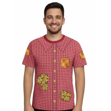 Imagem de Camiseta Adulta Masculina Estampada Festa Junina - Calupa, G