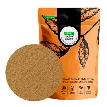 Imagem de Chá de Boldo do Chile em Pó Peumus boldus Molina 100g - Grupo Rocha Sa