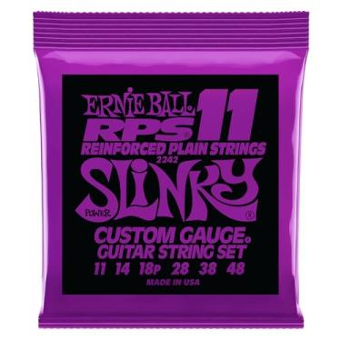 Imagem de Ernie Ball Power Slinky RPS Nickel Wound Electric Guitar Strings - 11-48 Gauge