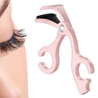 Imagem de Curvador De Cílios - Modelo Largo Para Cílios,Ferramenta de Beleza Com Efeito Duradero Para Iniciantes Maquilhagem Cosmeticos Viagem Uso Diario Feminino