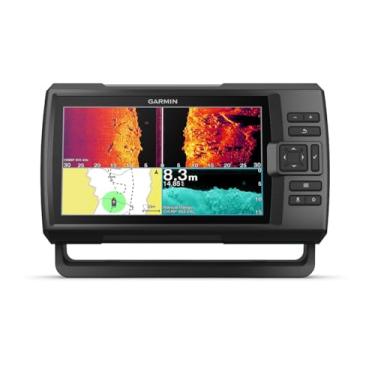 Imagem de Garmin Striker Vivid 9sv, fácil de usar, transdutor sonar e Fishfinder colorido de 5 polegadas, paletas de cores sonar de varredura vívidas, 9 polegadas (010-02554-00)