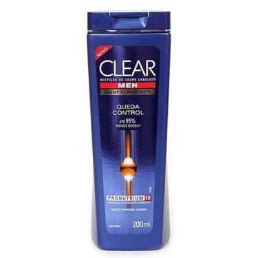Imagem de Shampoo Anticaspa Clear Men Queda Control - 200ml, 200ml, Shampoo, Sha