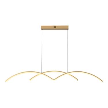 Imagem de Luminária Pendente Led 30w 3000k Arco Voltagem:110V/220V;Cor:Dourado