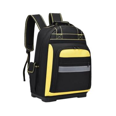 Imagem de Fenteer Mochila de ferramentas Bolsa de jardinagem resistente Bolsa de ferramentas para encanador Construção Eletricista