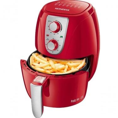 Imagem de Fritadeira Eletrica Air Fryer Mondial 3.2l Red Lux 220V