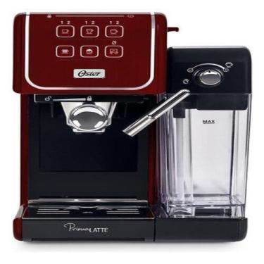 Imagem de Cafeteira Espresso + Leite Primalatte Red Touch 127V Oster, 110V
