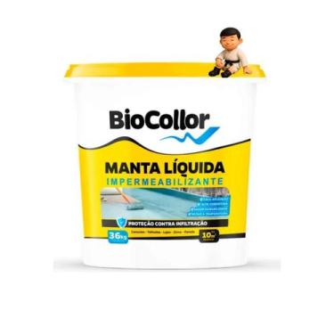 Imagem de Biomassa Manta Borracha Liquida Branca - 3,6 Kg Biocollor - 001917