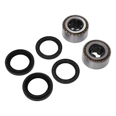Imagem de Ymiko Rolamento de Eixo Traseiro e Kit de Vedação, Kit de Vedação do Rolamento Roda Traseira Kit de Vedação Fácil de Instalação de Aço de Borracha de Borracha Rolamentos de Transportadoras de Roda
