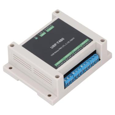 Imagem de Cryfokt 4 Canal Relé, Industrial Grade Optoacoplador Isolamento, ABS Habitação Guia Rail USB TTL Control Relé Módulo, Placa de relé