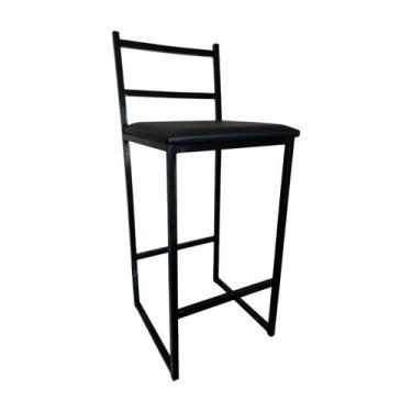 Imagem de Banqueta Alta Industrial àrea externa balcão cozinha Lisboa Assento Pr