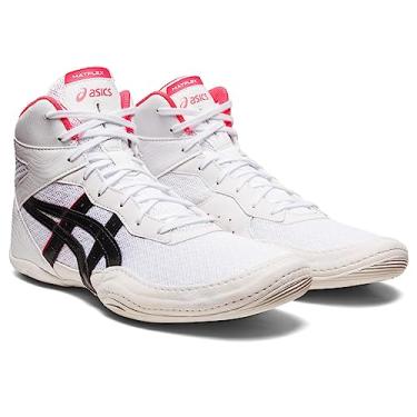 Imagem de Asics Tênis de luta livre masculino Matflex 5, Branco/Diva Pink, 41