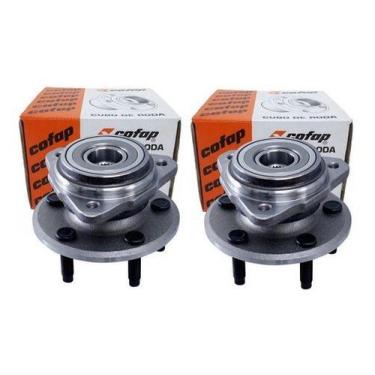 Imagem de Par Cubo Roda Dianteiro Com Rolamento Ranger 4x4 2011 Cofap CRC08008