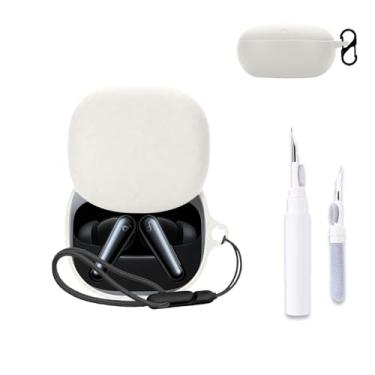 Imagem de Capa para Anker Soundcore Liberty 5, capa protetora para fone de ouvido NOUKAJU (com mosquetão + cordão + caneta de limpeza) à prova de quedas, à prova de choque, à prova de poeira, capa para