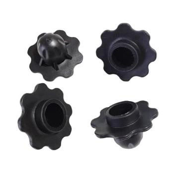 Imagem de TAGUTA As capas para pés de cadeira servem para cadeiras de acampamento de 18 mm, pés de borracha, antiderrapante, pesca ao ar livre, trilhas