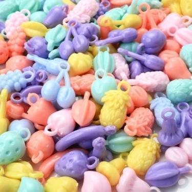 Imagem de Pingente Frutas em Acrílico 24mm Candy Colors - LANINNA STORE, 15 unid