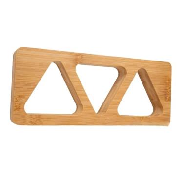 Imagem de Ｂｅｓｇａ Máquina de fazer bolinhas de arroz de madeira, ferramenta para fazer sushi, artesanal, criativa, portátil e prática para uso doméstico, prensa para, Forma Triangular