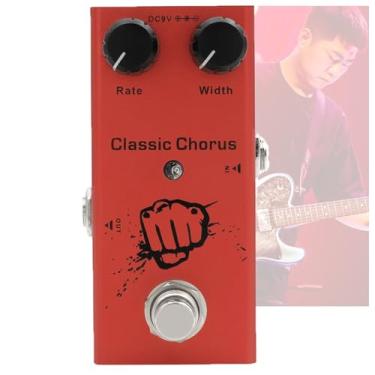 Imagem de Pedal de Efeitos Múltiplos para Guitarra Elétrica,Tons clássicos para todos os tipos de música, há fuzz, delay analógico,overdrive vintage, chorus clássico,etc. opcionais