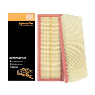 Imagem de HYFTJYZ Substituição do filtro de ar do motor compatível com Mercedes-Benz E350/C300/ML350/C240/GLK350/GL450/S550/E320/S430/C230 modelos selecionados e mais, filtro de ar do motor para carro,