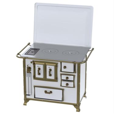 Imagem de Fogao a Lenha Venax GII n 2 Renaissance Branco Cald SE