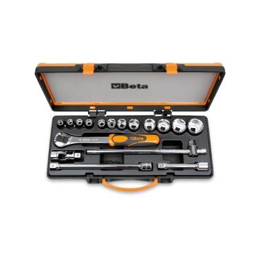 Imagem de Jogo De Soquetes Estriados 1-2'' Com Catraca 920b-c12 Beta