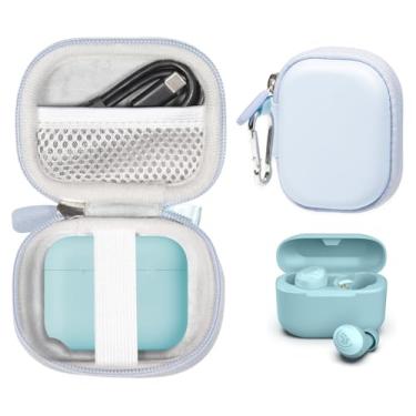 Imagem de CaseSack Capa para JLab Go Pop+, Go Air Pop, Air, Air Tones+/Tones, JBuds Mini True Wireless Earbuds (azul)