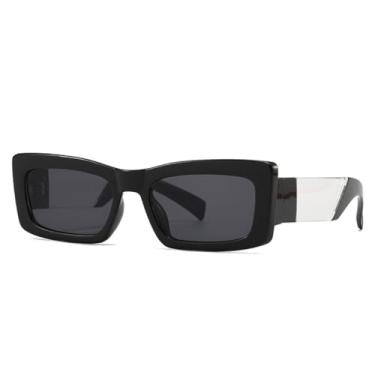 Imagem de Óculos de sol gatinho femininos, armação estreita moderna, estilo retrô, proteção UV400 (C1)