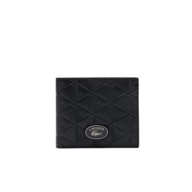 Imagem de Lacoste Monograma Masculino Moeda Média Billfold Monograma, Preto, Tamanho Único, Preto, One Size, Moeda média com monograma