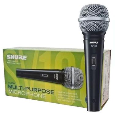 Imagem de Microfone Shure C/ Fio SV 100 Mão