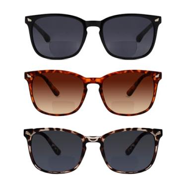 Imagem de Yogo Vision Óculos de sol de leitura bifocais para homens e mulheres - clássico, estilo retrô, proteção solar Uv400, óculos de leitura ao ar livre 4