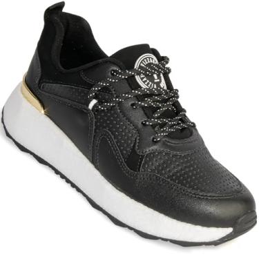 Imagem de Tênis Vizzano Feminino Casual Confortável Original 1452-202 (Preto, BR, Adulto, Numérico, 37)