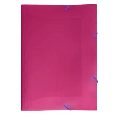Imagem de Pasta Aba Elastico A4 Full Color Pink Dello