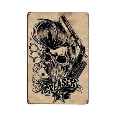 Imagem de Placas Decorativas De Metal Vintage Retrô Para Barbearia, Salão, Casa,
