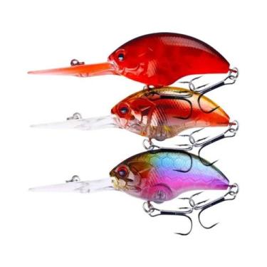 Imagem de Isca De Pesca HENGJIA 13G 9CM Rock Crankbait Minnow Com Anzóis Agudos 