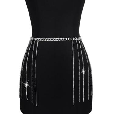 Imagem de Correntes corporais de corrente de charme para mulheres, biquíni de dança sexy, praia, boate, acessórios de joias para barriga para lua de mel, viagem de cruzeiro