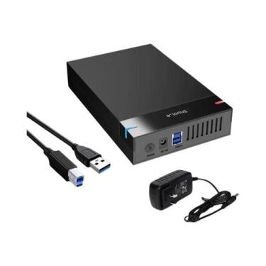 Imagem de Case Externo Para HDD SATA USB 3.0 De 2.5 E 3.5 Polegadas, Adaptador P