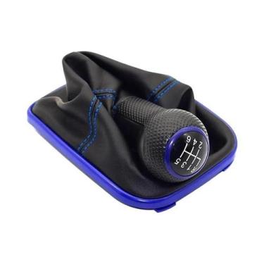 Imagem de Manopla De Câmbio Com Quadro Preto Para VW Golf IV MK4 GTI R32 Bora Je