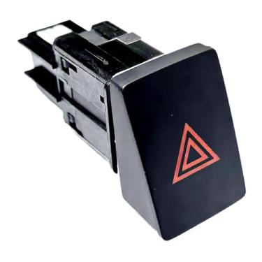 Imagem de KiBcsLic Interruptor de controle de luz de emergência substitui peças de reparo profissionais 5ed953507 Botão de pisca-alerta para 2014-2023