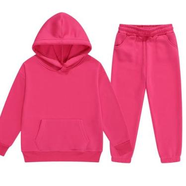 Imagem de Conjunto de roupas DHSPKN, agasalho e moletons para crianças, rosa