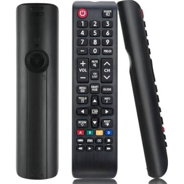 Imagem de Controle Remoto Universal Premium Compatível com Smart TV Hub LED LCD - Compatibilidade com NB, NC, F, H, J, JU, M - Smart Hub e Teclas de Atalho - Plug and Play - Modelo Prático e Eficiente